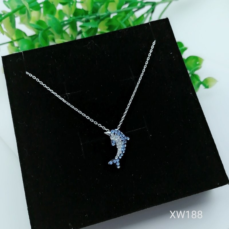 Latest product super quality China sale jewelry charm white stainless steel necklace whole XW194