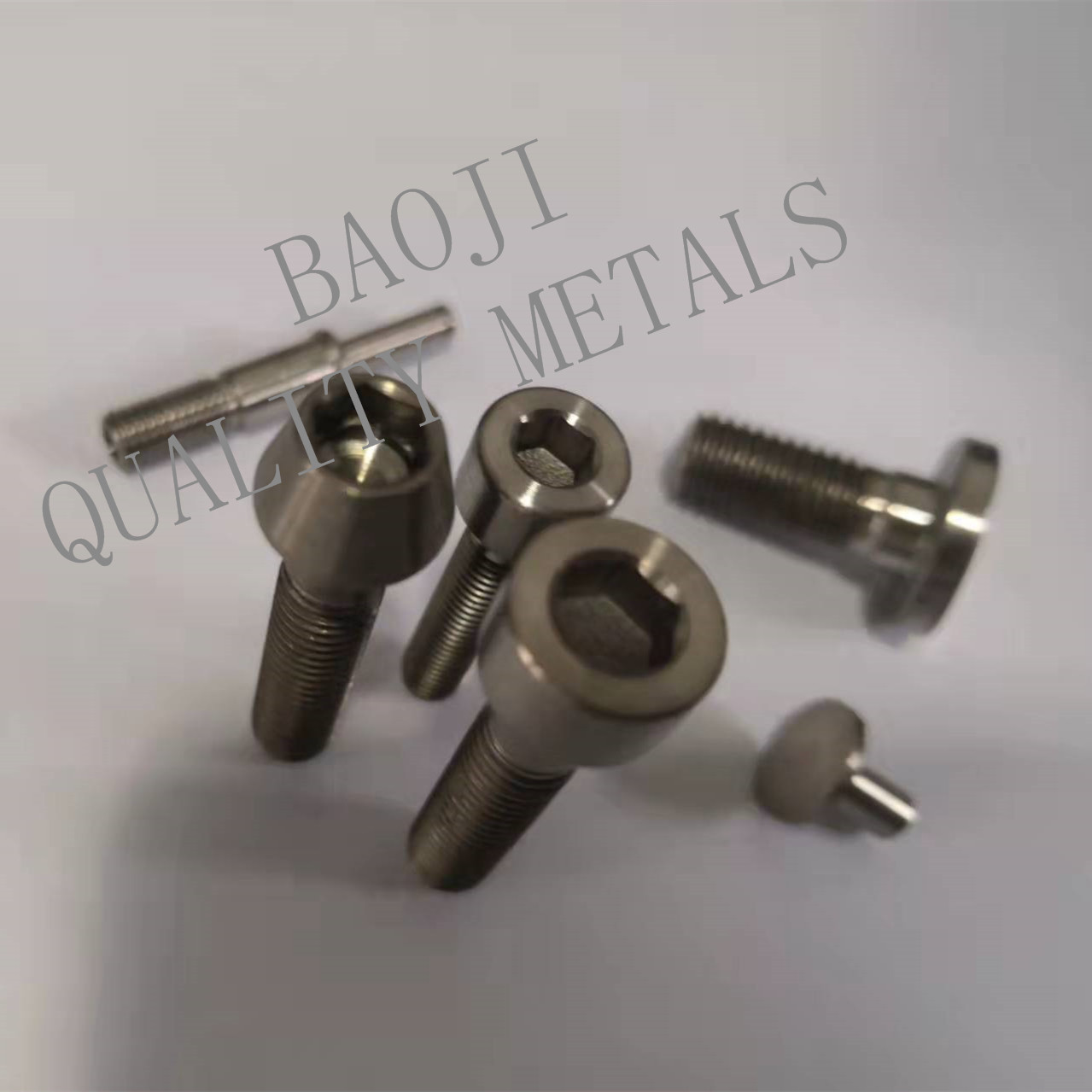 DIN84 Titanium Standard Parts Alloy Material ODM ISO90012008