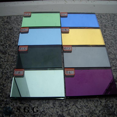 4mm colored mirror glass sheet