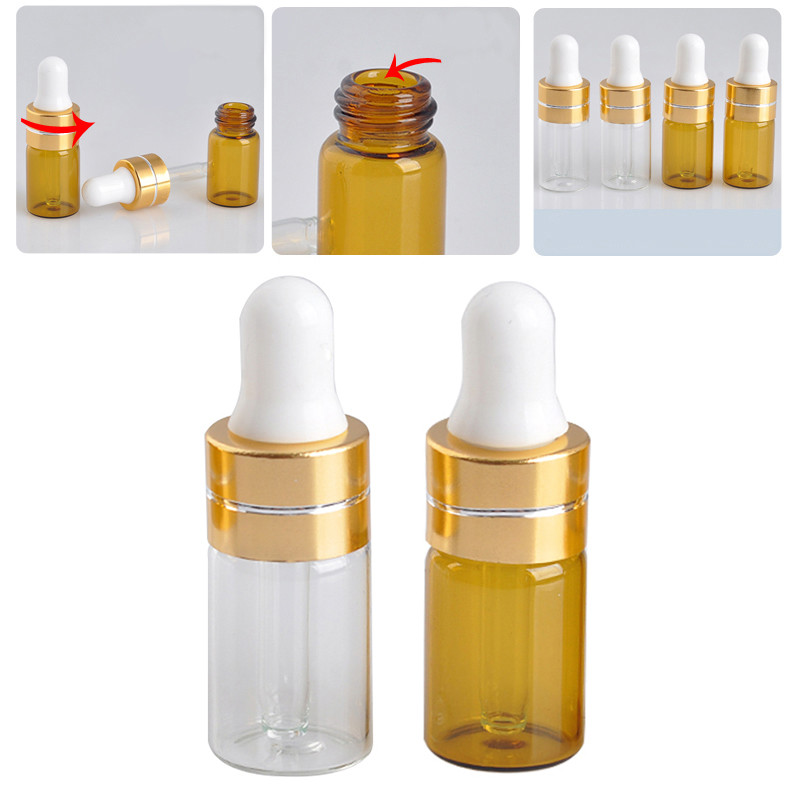 Mini Empty Essential Oil Bottles Thick Smooth Essential Oil Container