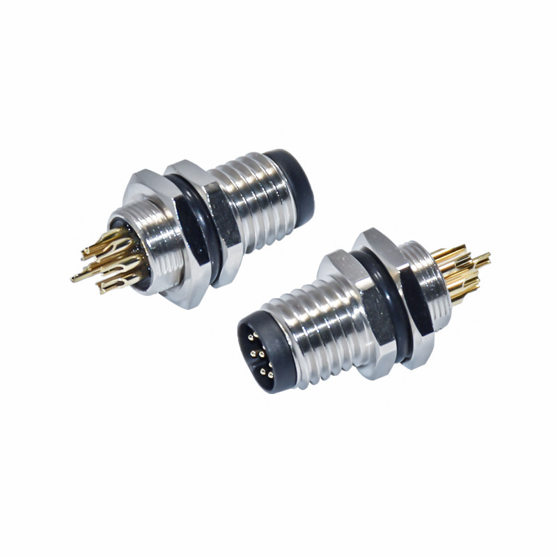 M8 Waterproof Connector with Temperature Range of -40 to 125 for Various Applications