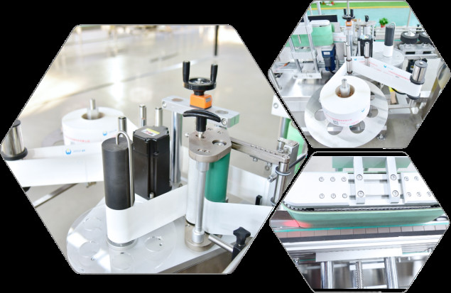 6000pcs H Fully Automatic Sticker Labeling Machine for disinfectant hand sanitizer gel