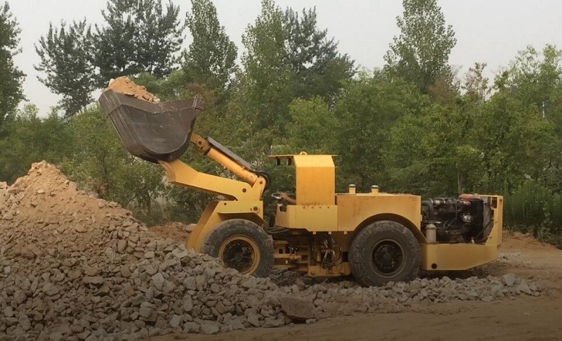 0.6 Cubic Meter Wheel Loader for Underground Mining Project, Mini Scoop Tram
