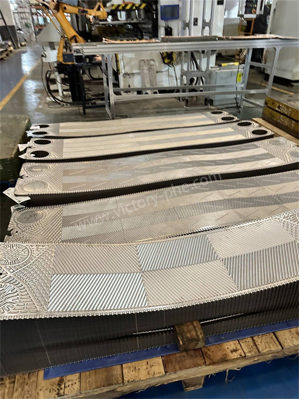 Clean Heat Exchanger Plate Chevron Plate Pattern SGS
