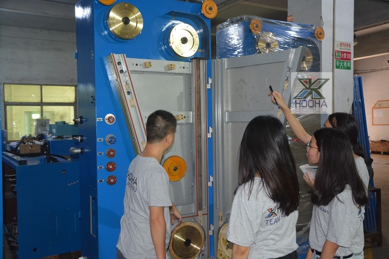 Small Copper Drawing Machine , Continuous Annealing Wire Drawing Equipment