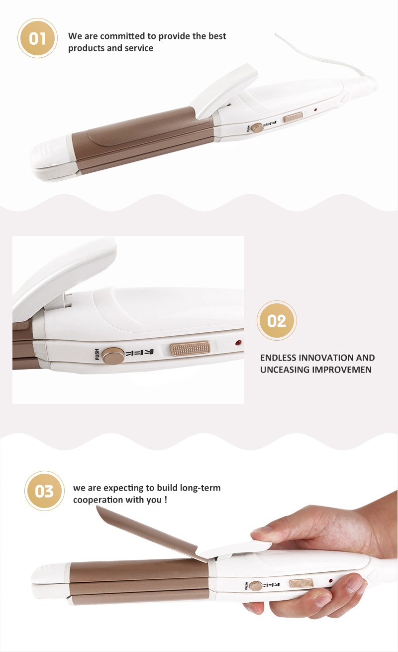 3 In 1 Hair Straightener And Curling Iron Acceptable OEM/ODM From 'S Professional
