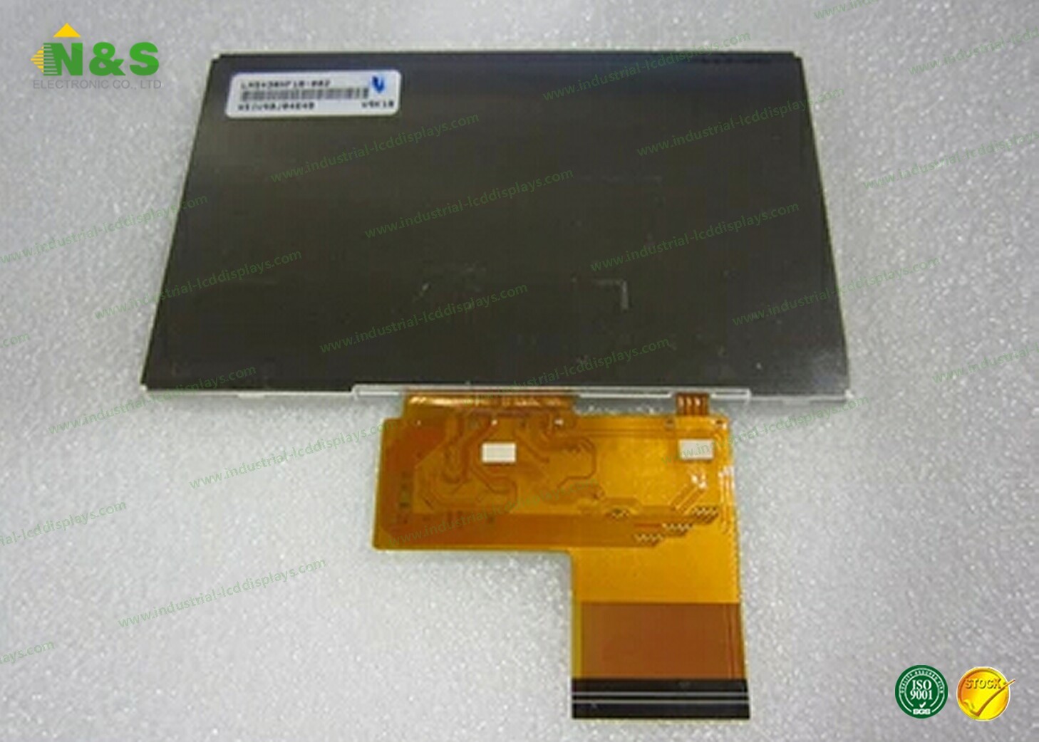 Custom Clear Samsung LCD Panel 4.3 Inch , LCD Digital Displaye RGB Horizontal Stripe LMS430HF18
