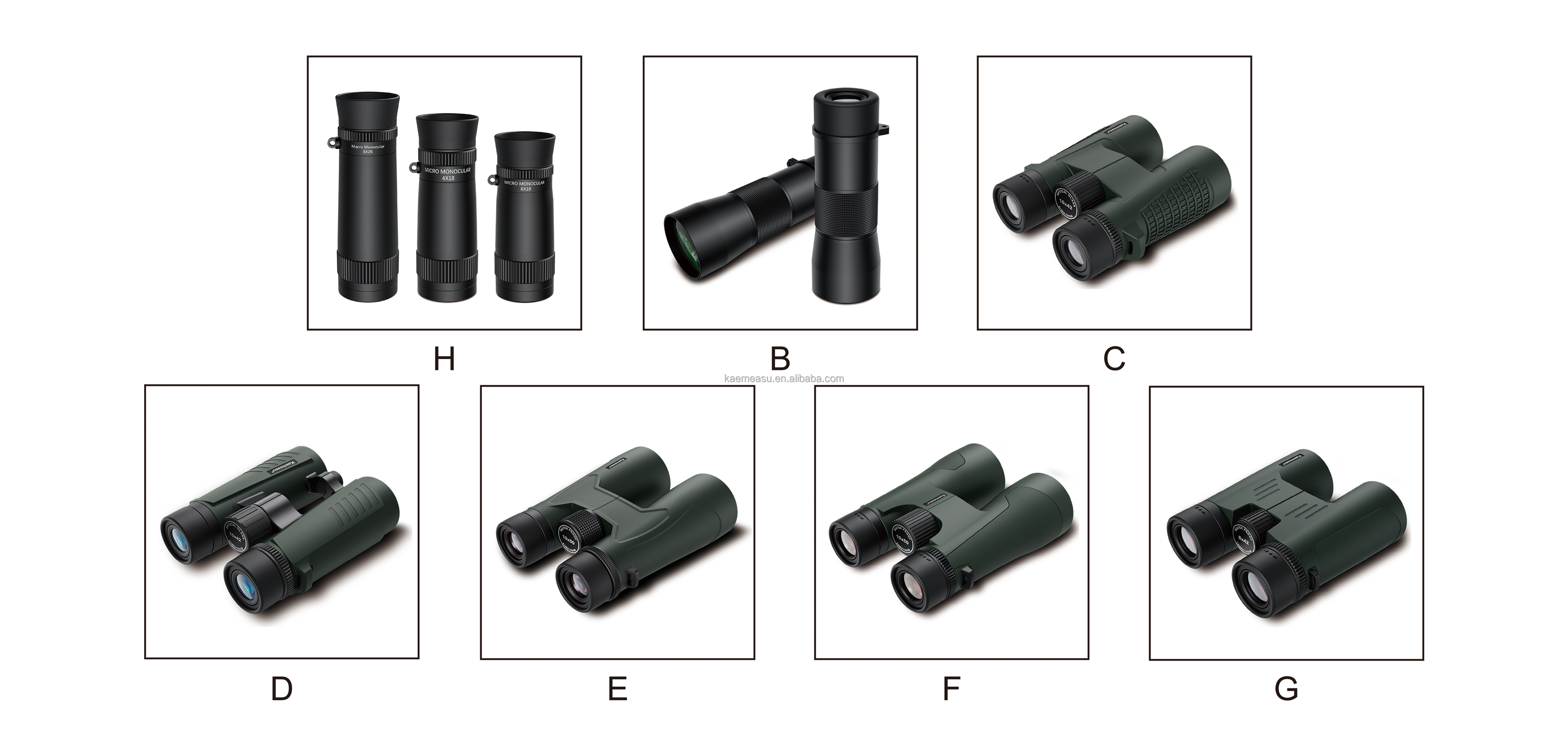 C 10X High Definition Binoculars 10X42 for Adults Optical Telescope for Hunting and Travel