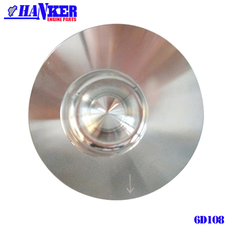 6136-33-2110 Komatsu Piston Diesel Engine Parts 6D108 PC200-1 Piston With Pin