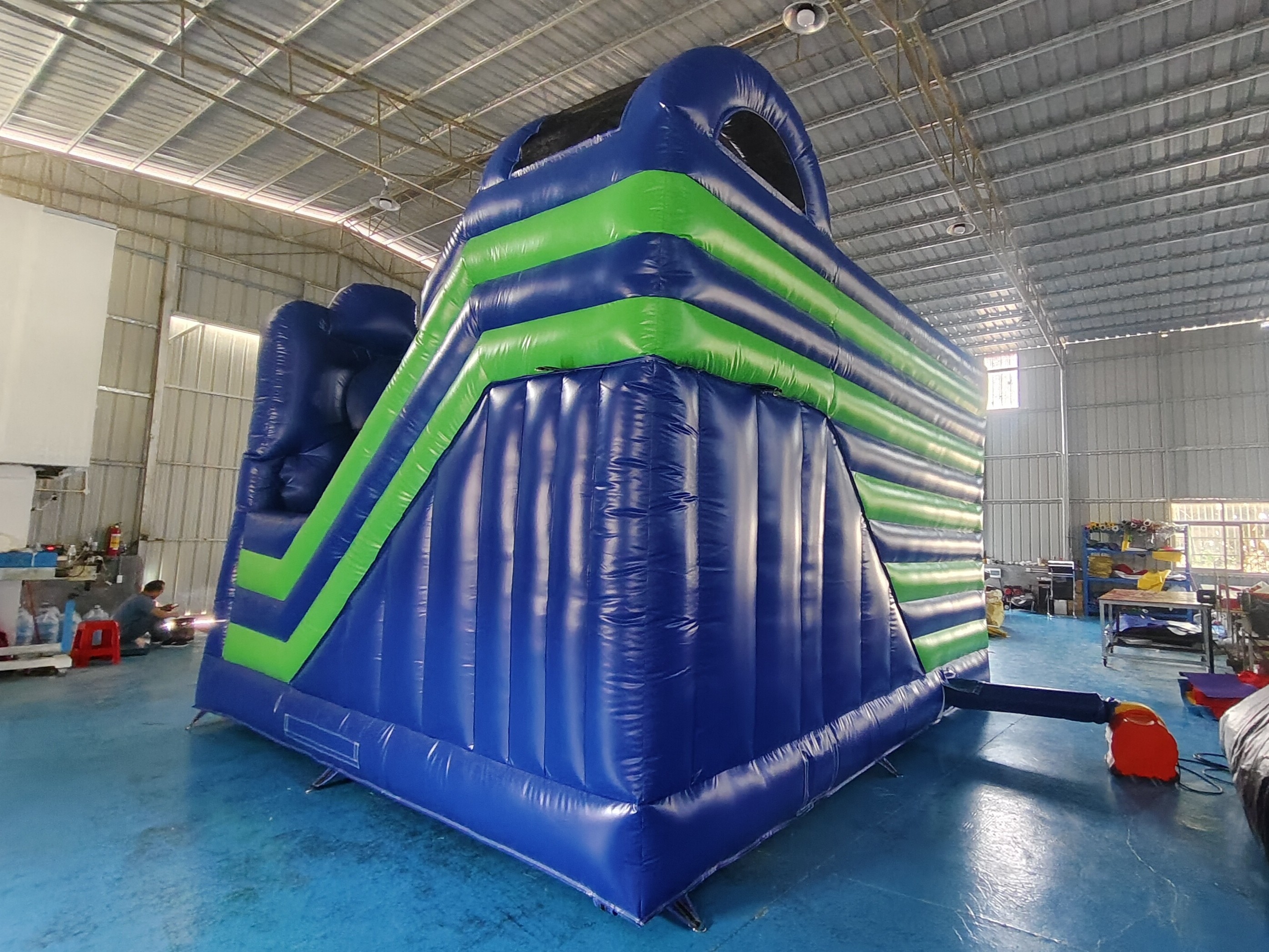 Digital Printing Inflatable Bounce House With Slides Super Mario Inflatable Jumping Castle