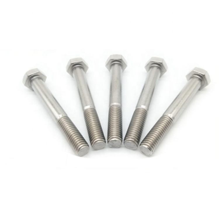 M8 Hexagon Head Bolt Grade 4.8 / 8.8 / 10.9 / 12.9 Half Thread Hex Bolts And Nuts