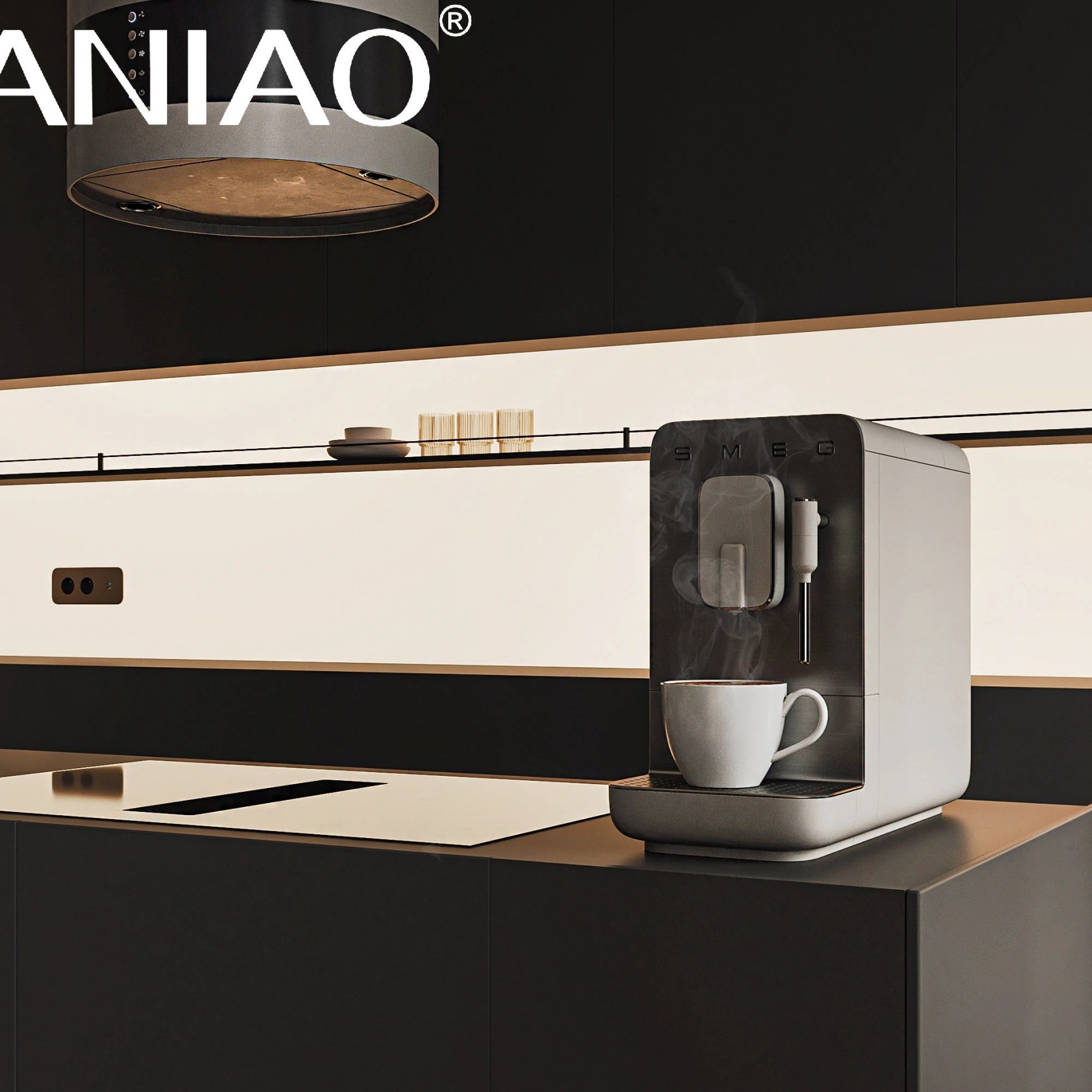 Matte Grey Custom Kitchen Cabinet Melamine Board Kitchen Base Cabinet With Sink Design Kitchen Furniture
