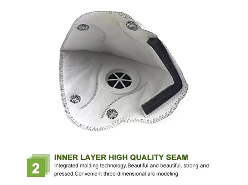 High Quality Daily Disposable Antipollution Anti Particulate Respirator Masks Dust Earloop Face Mask N95 with Breath Val