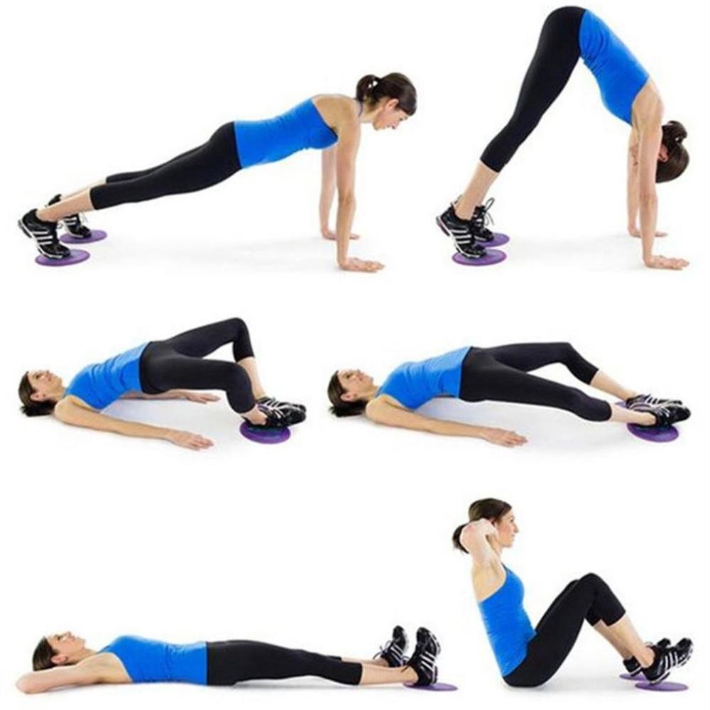 Wholesale New Arrival Bamboo Strength Exercising Wooden Sliding Core Discs For Ab Training