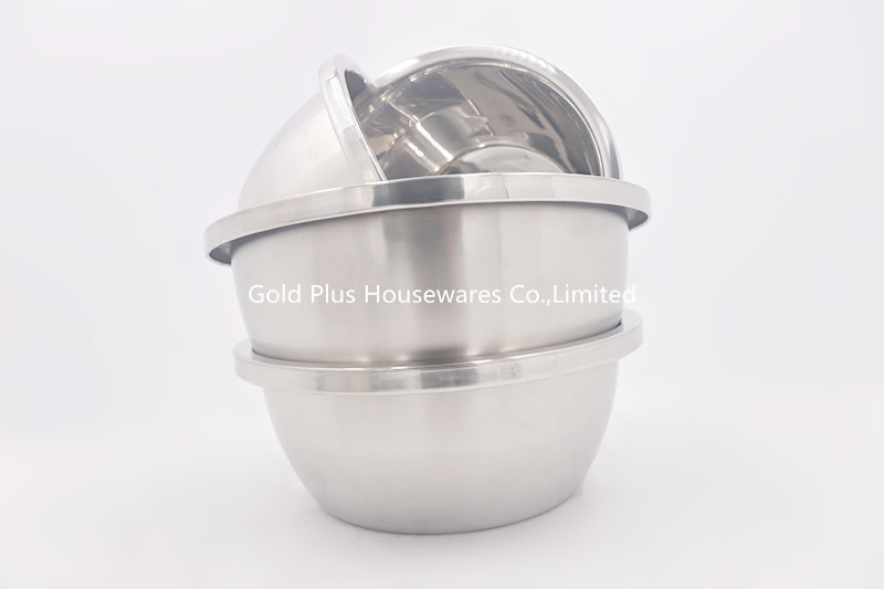 20cm Stainless Steel Deep Bowl Metal Wash Basin With Polished Surface