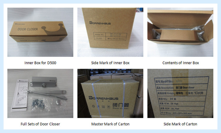 Light Duty Door Closer Size 3 , Commercial Grade Door Closer With Regular Arm