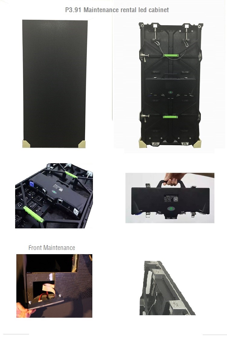 Rental p3.9 full color led screen indoor price video wall led display p3.91 for the stage