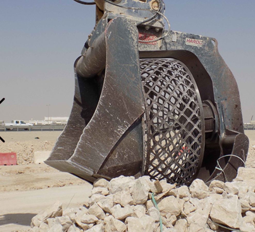 VOLVO EC290 EC290B EC350D Excavator Attachment / Excavator Screening Bucket