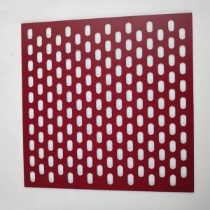Hexagonal Hole Aluminum Perforated Mesh Sheet 1mm Thickness