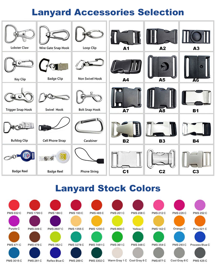 2.0x90cm Sublimation Printing Lanyard For Trade Shows Event