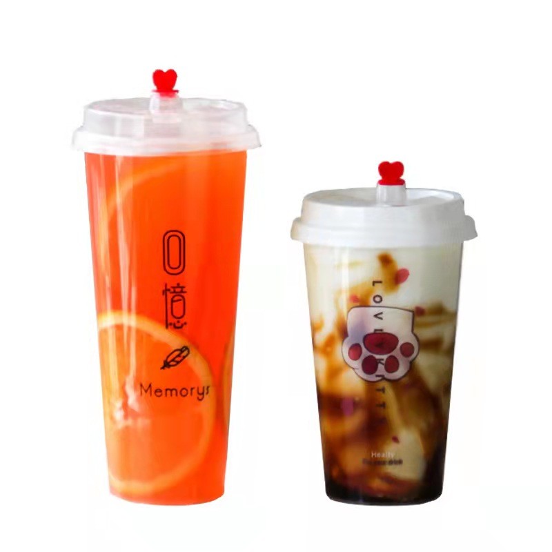 Disposable 500ml 700ml Milk Tea Plastic Cups 16oz Pp Injection Cup