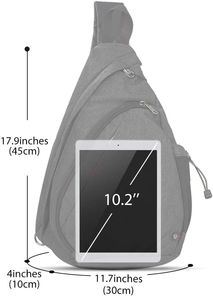 OutdoorMaster Sling Bag, Hiking Daypack, Crossbody Shoulder Chest Urban Outdoor Travel Backpack for Women & Men