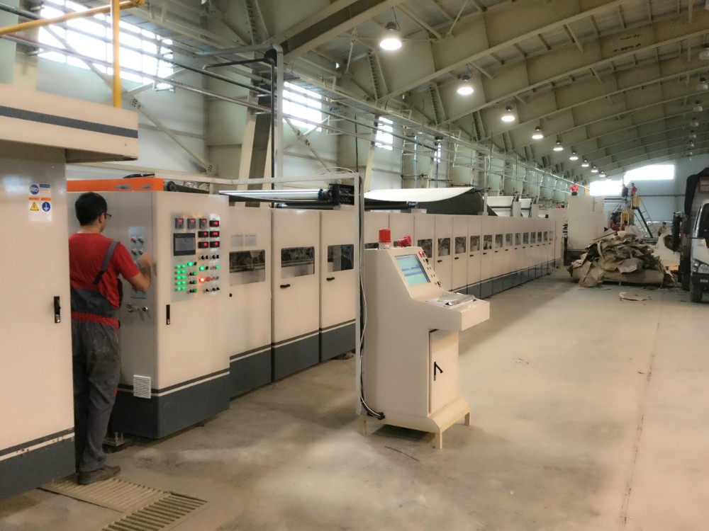 corrugated cardboard production line