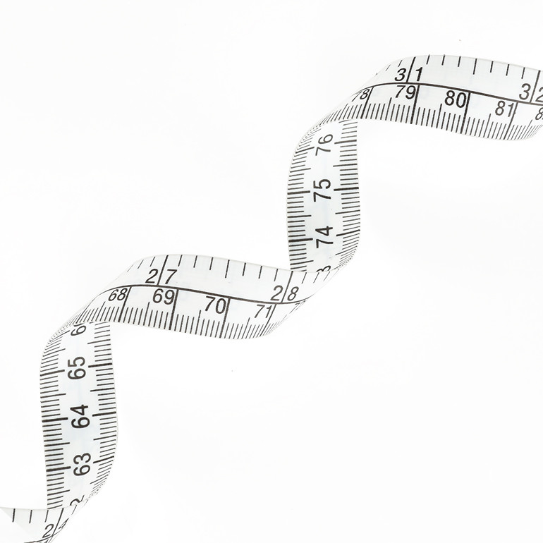 Wintape 60-Inch PE Non-PVC Measuring Meter Without Metal Ends White Flat Surface Soft Measuring Tape