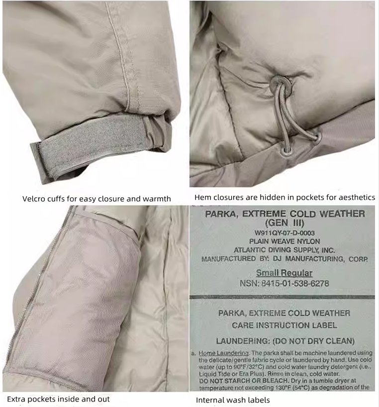 Custom XLR Tactical Military Uniform Lightweight Thickened Cold Protection