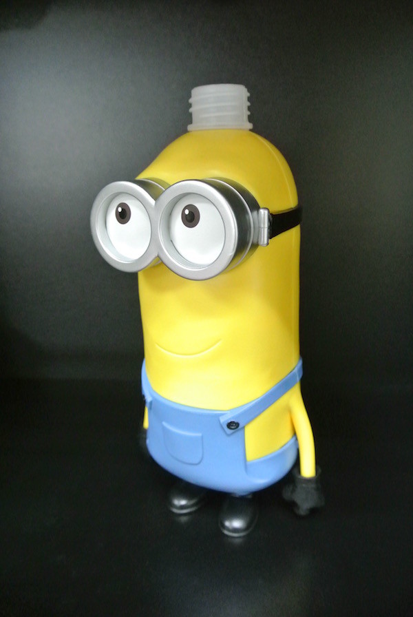 Three Type Cartoon Shampoo Bottle Minion Dave Talking Action Figure For Collection