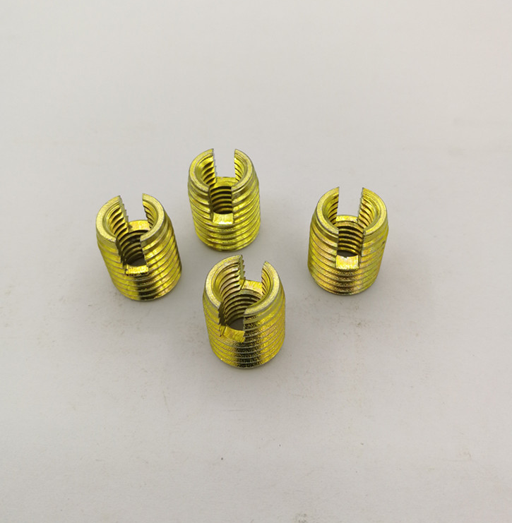 M4 M5 M6 Screwed Threaded Brass Insert Nuts Zinc Plated DIN 7965