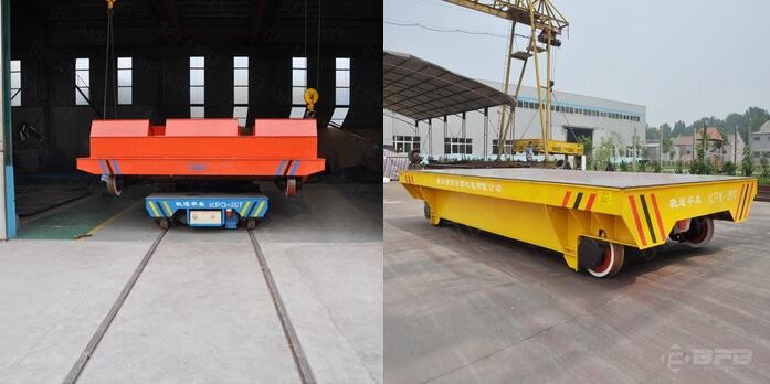 Industry Four Wheels Special Transfer Bogie On Rails