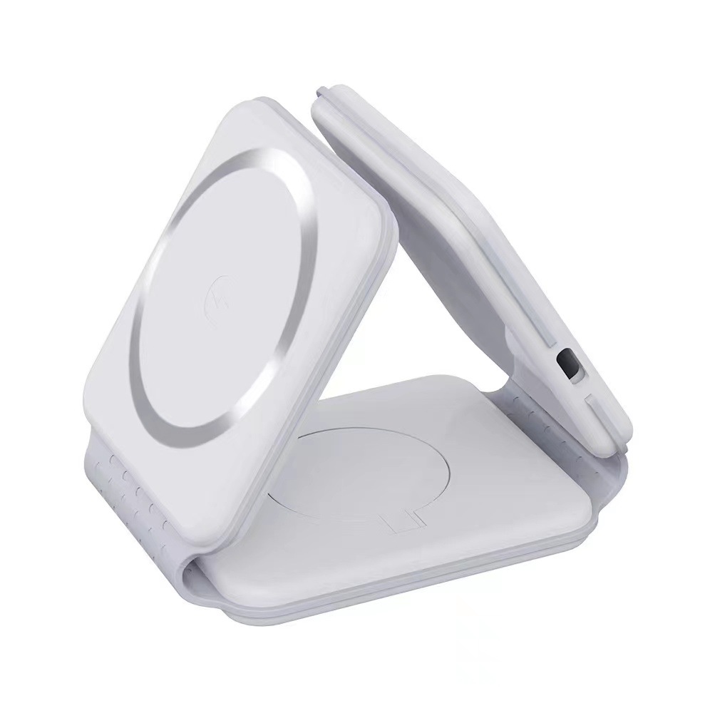 OEM ODM Multi Function Integrated 3 In 1 Foldable Wireless Charger