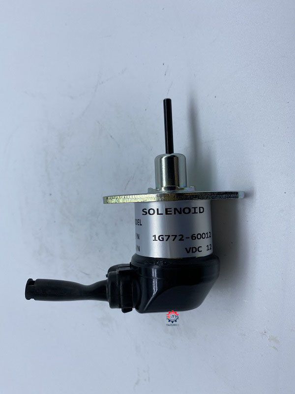 Fuel Shutoff Solenoid Valve 1G772-60010 1G772-60012 For Kubota 12V Stop Solenoid