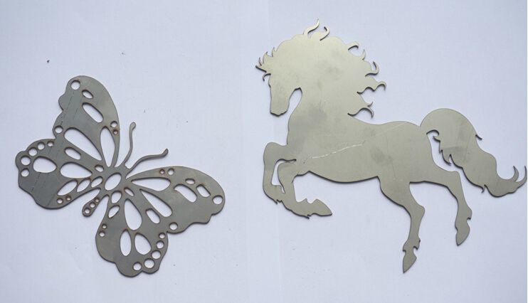 High Power Metal Fiber Laser Cutter 400*400mm Stable Performance Eco Friendly