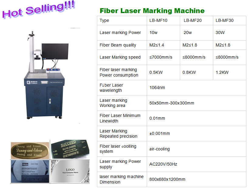 Industrial PCB Optical Fiber Laser Marking Machine Plastic Tube Ink Cartridge Metal Box
