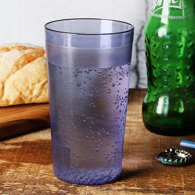 Hard Plastic Cups Clear Plastic Double Colored Rimmed Cups Fancy Disposable Wedding Cups Elegant Party Cups