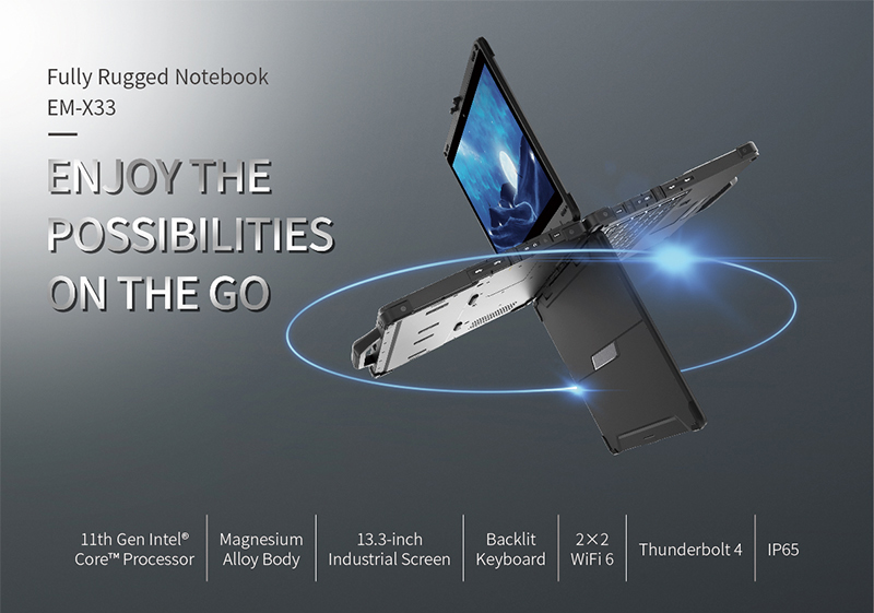 Rugged 13-Inch Laptop with Fire-Resistant Design Capacity Battery and i5/i7 Processor