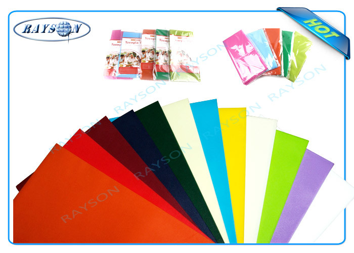 Polypropylene Material Restaurant Nonwoven Table Clovers 45 Gx 1mx1m In