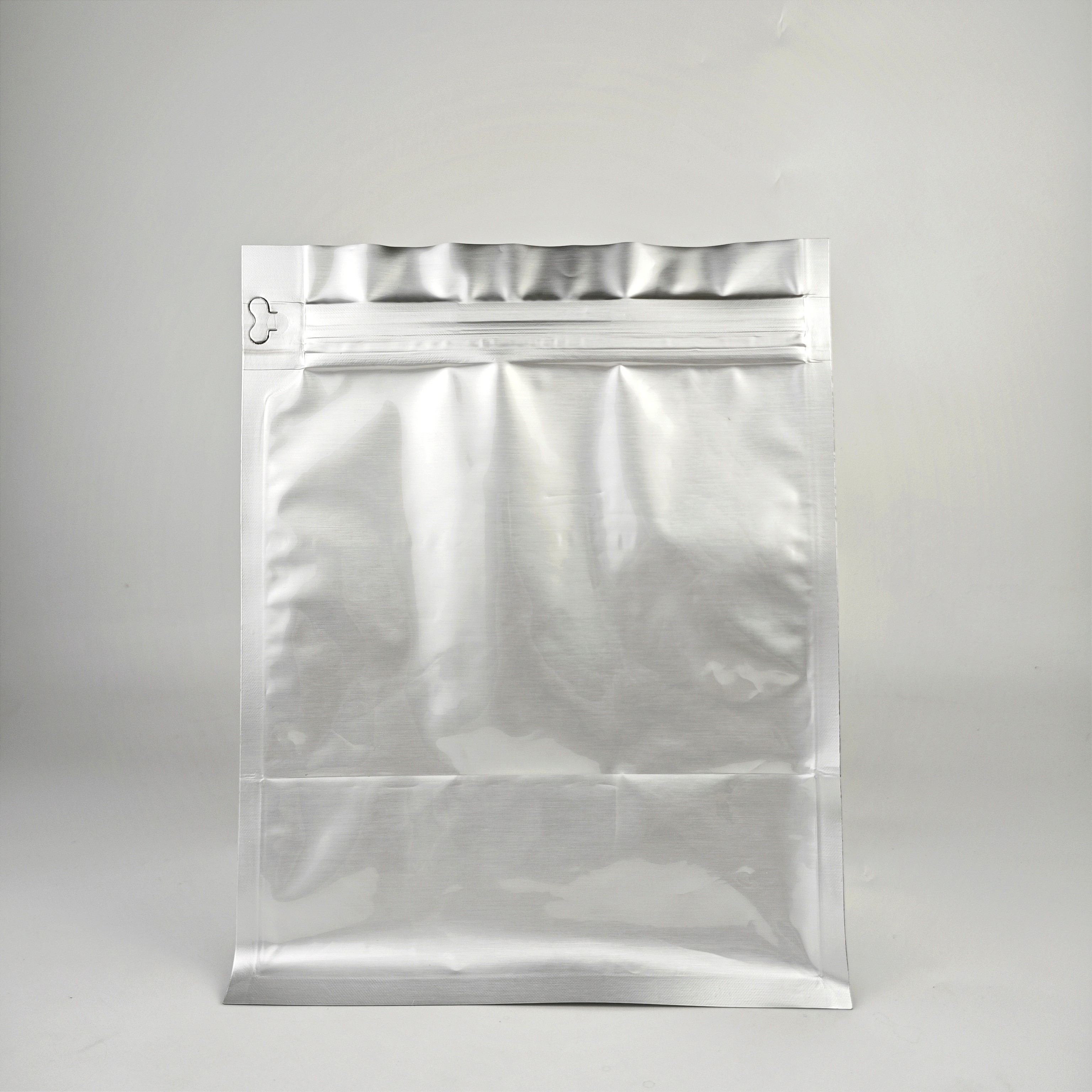 Customizable Large Size Aluminum Foil Flat Bottom Zipper Bag for Packaging