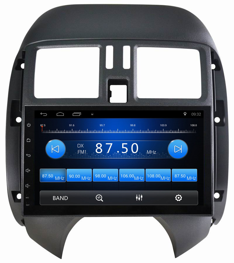 Ouchuangbo auto radio gps navi android 8.1 for Nissan Sunny 2011-2013 with BT USB SWC reverse camera WIFI receiver
