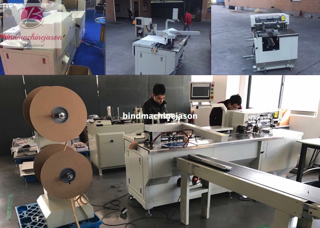 Double loop wire closing machine and punching function PBW580 for notebook