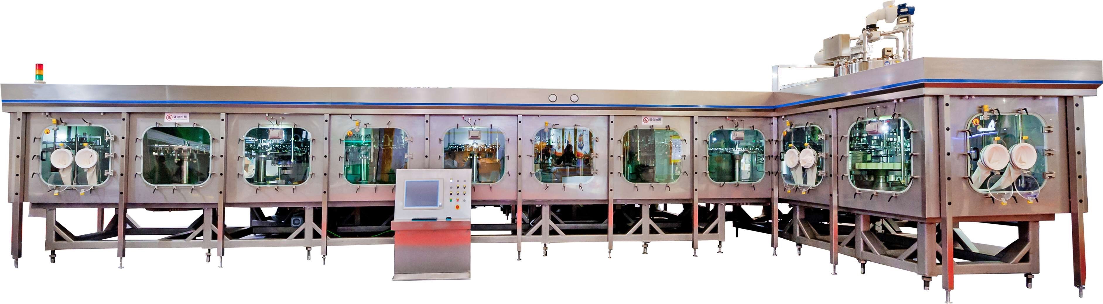 Multi Function PET Bottle Packing Machine , Blowing Filling Capping Combi Machine
