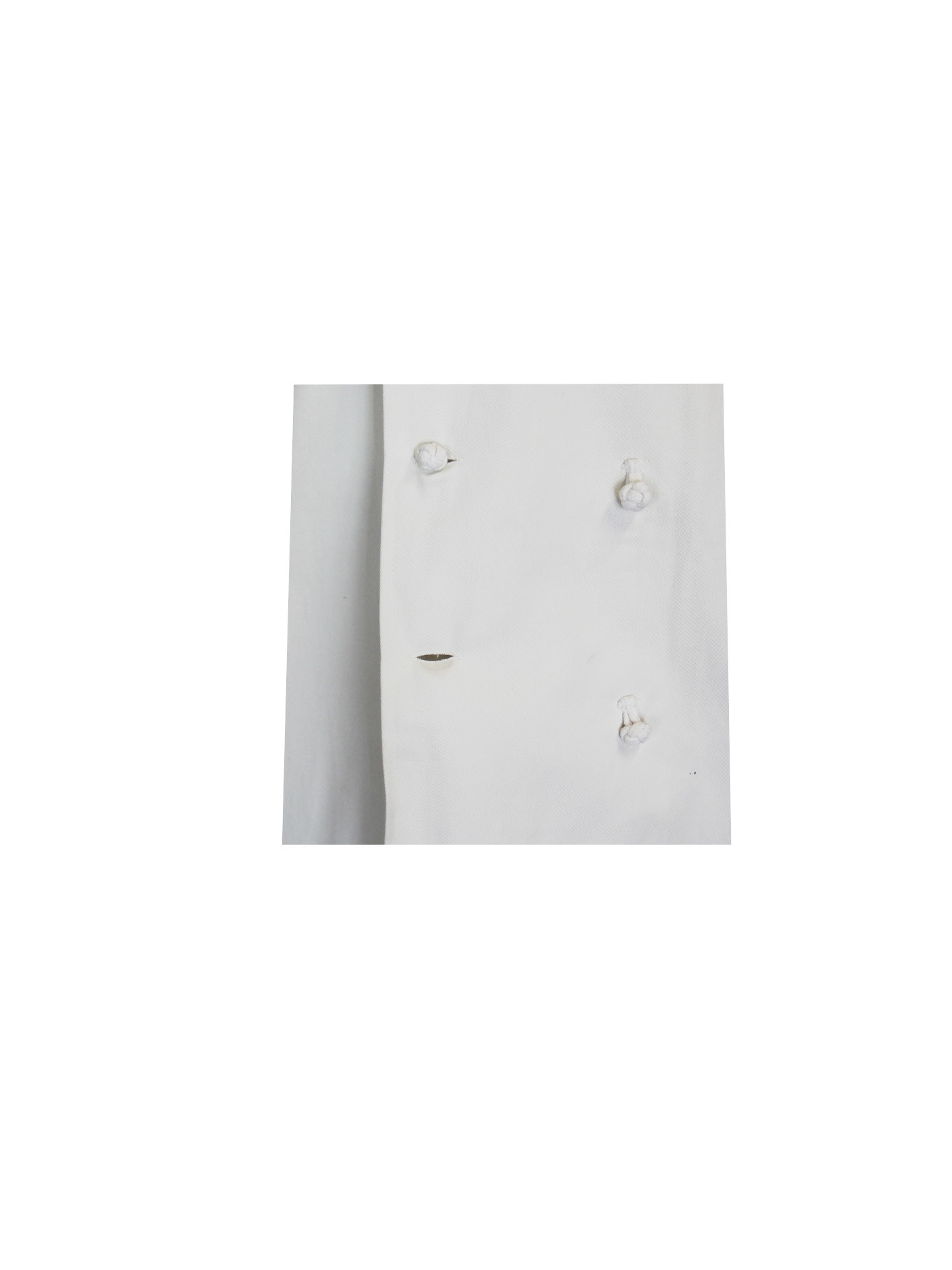 240GSM Chef Uniform Work Wear Polyester 65% Cotton 35% White Coat