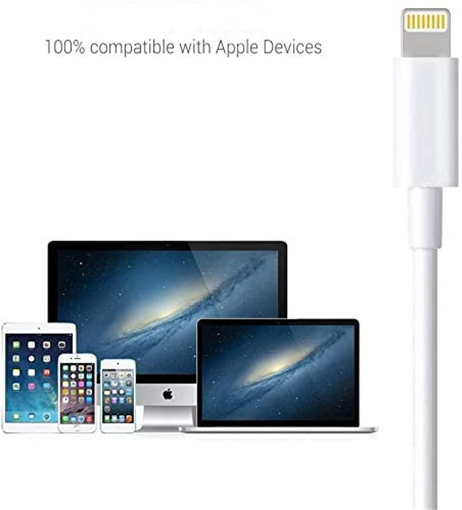 TPE Lightning IPhone Charger Cable 2.4A , 6FT Lightning To USB Cable For IPhone 12 11 Pro Max Xs