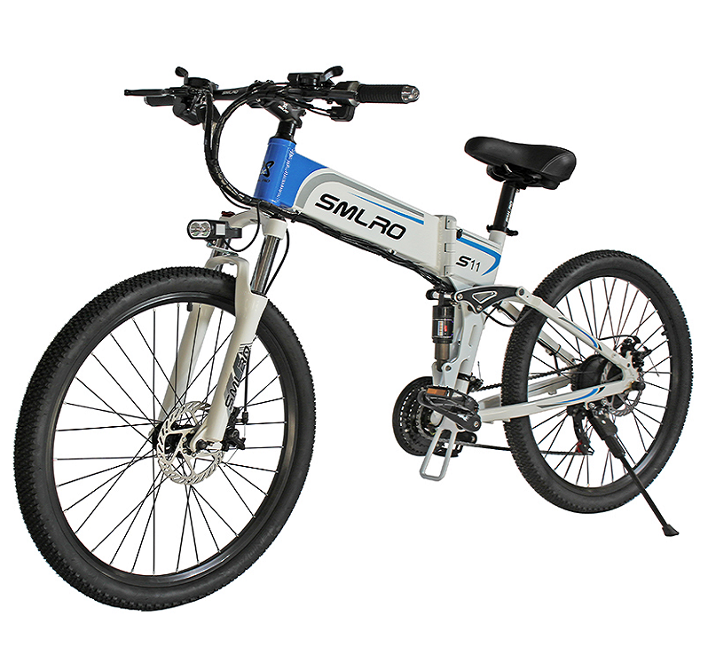 6061 Alu Frame 26 Inch Electric Folding Bike 48V Brushless Geared