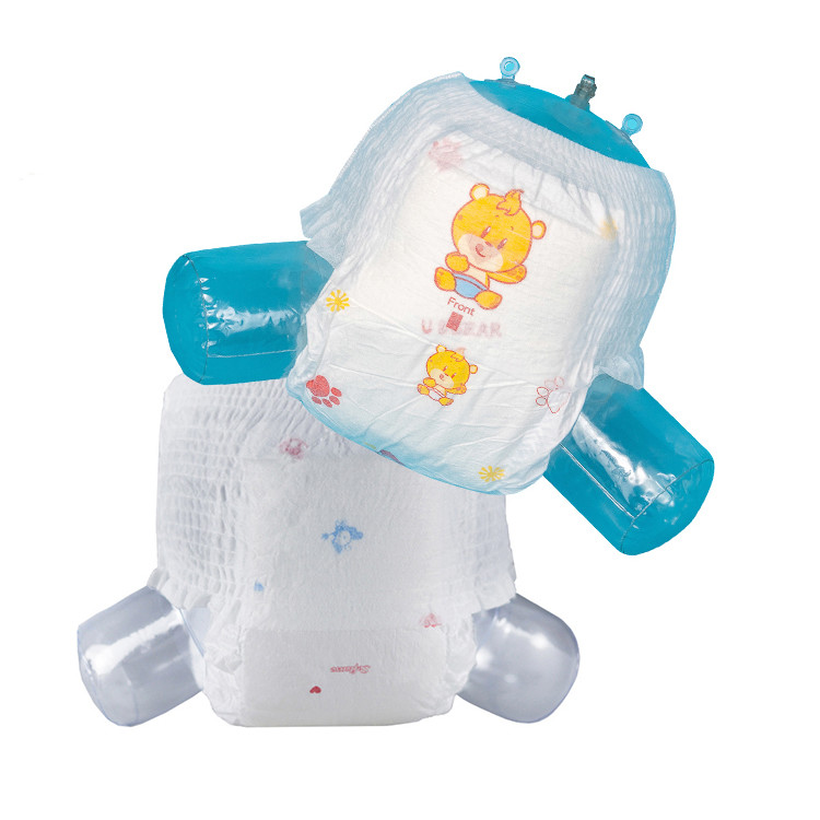 Stretchable Waistband Baby Pull Up Diapers Ultra Thin 1.5mm Easy Up Nappies
