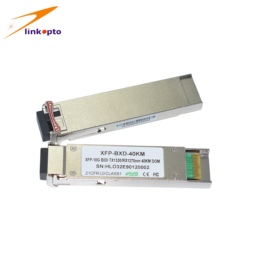 XFP BIDI 80km Tx1550 / Rx1490nm 10g Xfp Transceiver , Pluggable Cisco Xfp Modules