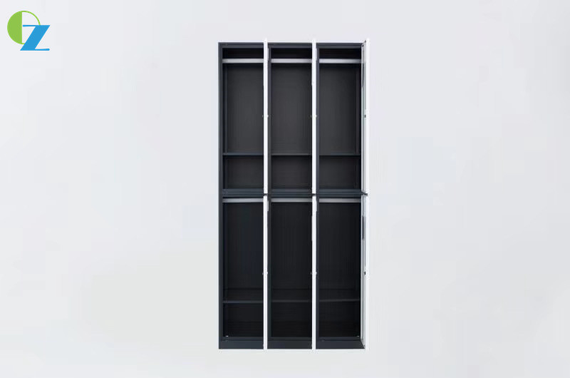 Horizontal 6 Door Steel Office Locker Disassemble For Gym School Swimming Pool