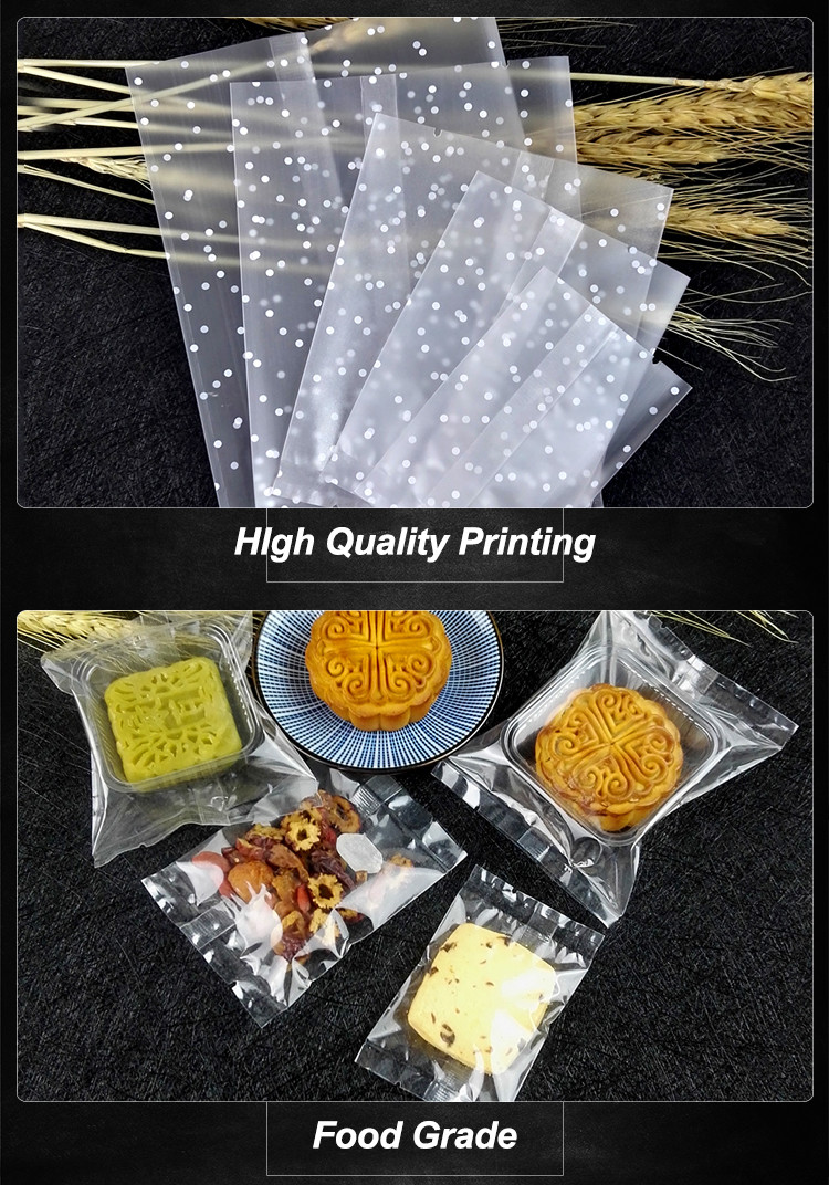 80 Microns SGS Stand Up Food Bags Biscuit Cookie Candy Stick